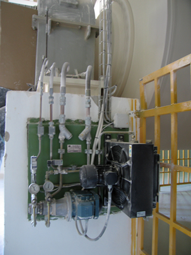 Sistema de recirculacin de aceite para rodamiento de apoyo en molinos